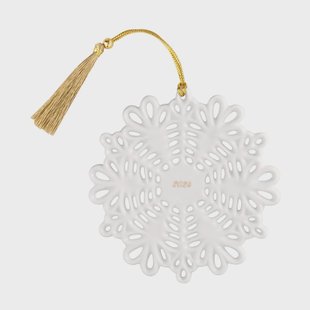 Villeroy & Boch Christmas Classics kersthanger sneeuwvlok Wit