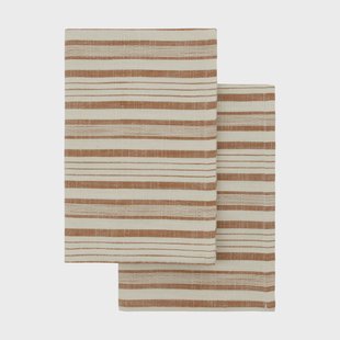 Meraki Meraki theedoek 50x70 cm 2-pack Terracotta