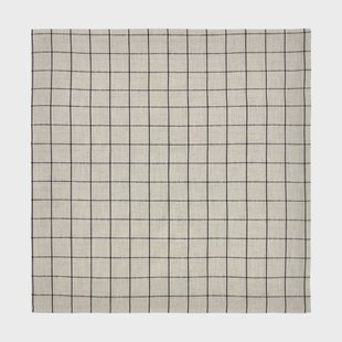 House Doctor Join tafelkleed 150x150 cm Black-off white