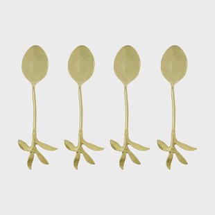House Doctor Serve serveerlepel 4-pack Antiek goud