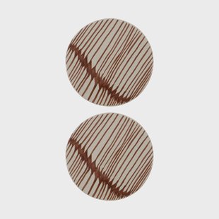 House Doctor Diva serveerplank Ø15 cm Bruin