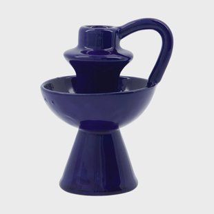 House Doctor Diva kandelaar 14 cm Blauw