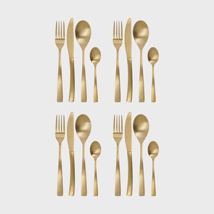 House Doctor Gouden bestekset 16-delig Gouden