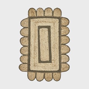 House Doctor Denta deurmat Groen-natuur, 60x90 cm