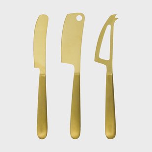 House Doctor Cheese kaasmes 3-delig Gouden