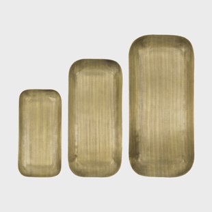 House Doctor Plato decoratie dienblad 3-delig Gouden