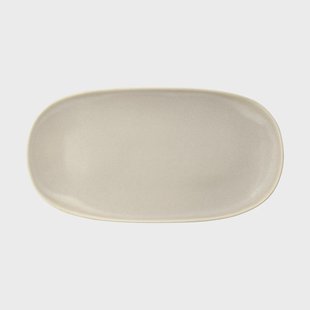 Villa Collection Shoku serveerschaal 18x34 cm Beige