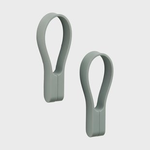 Zone Denmark Loop handdoekhanger magnetisch 2-pack Matcha green