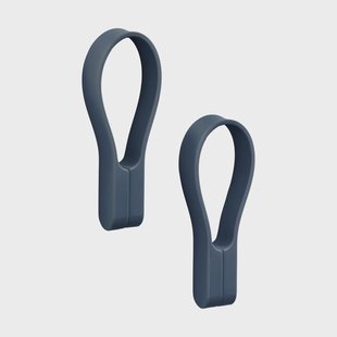 Zone Denmark Loop handdoekhanger magnetisch 2-pack Royal blue