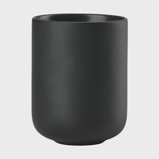 Zone Denmark Sensu tandenborstelbeker Ø7,4x9,5 cm Black
