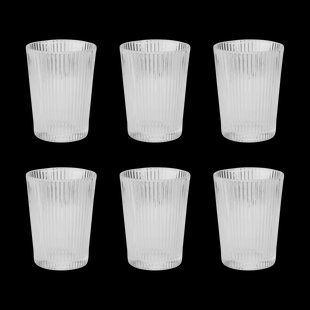 Stelton Pilastro drinkglas 15 cl 6-pack Clear