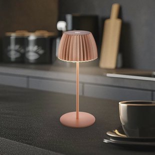 Briloner LED tafellamp Brilo unplugged Riffle, 20 cm, koper