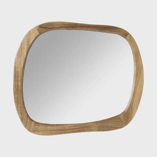 Spiegel organic - acaciahout - 55x48 cm