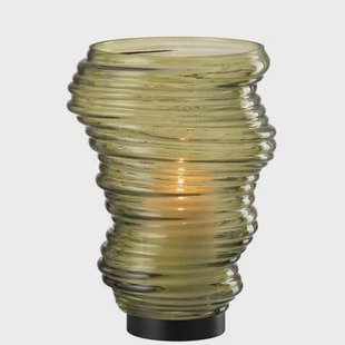 J-Line vaas Tornado - glas - groen - large