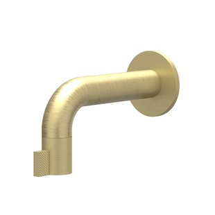 Fonteinkraan IVY Tribe Wand Met Schuimstraalmond Geborsteld Mat Goud PVD