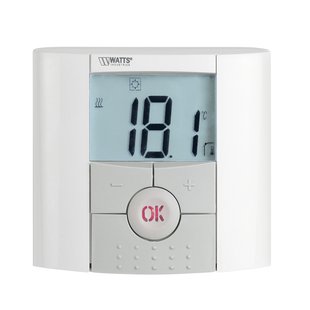 Thermostaat BWS Aaron Light BT-D LCD Digitaal Niet Programmeerbaar Wit