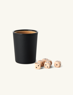Dobbelbeker - Plastic/beukenhout. 9 x 7,5 cm. - Brown - Søstrene Grene Dobbelbeker - Plastic/beukenhout. 9 x 7,5 cm. - Brown - Søstrene Grene