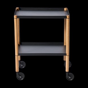 Andersen Furniture Connect tafel Geolied eikenhout, zwart metaal