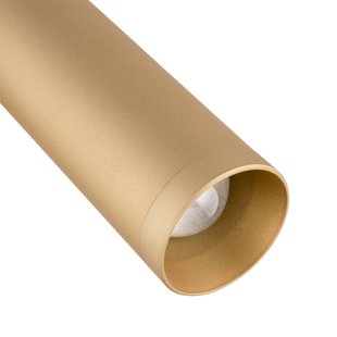 Argon LED wandlamp Rulo, goud, staal, 3000 K