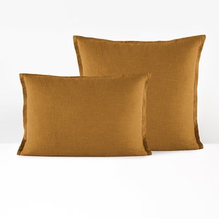 Kussensloop in gewassen linnen, Linot