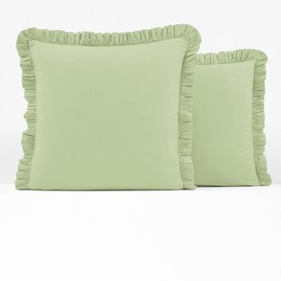 Kussensloop in gewassen katoen met volant, voor kinderen