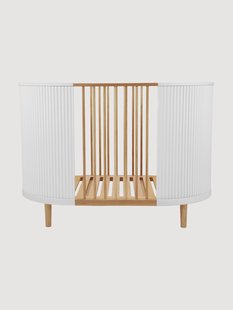 In hoogte verstelbaar babybedje Kai, handgemaakt, 70 x 120 cm