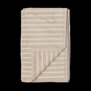 Scandi Living Drift badhanddoek 70x140 cm Beige-wit
