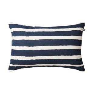 Chhatwal & Jonsson Block Stripe tuinkussen 40x60 cm Blue-off white