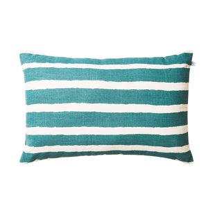 Chhatwal & Jonsson Block Stripe tuinkussen 40x60 cm Heaven blue-off white