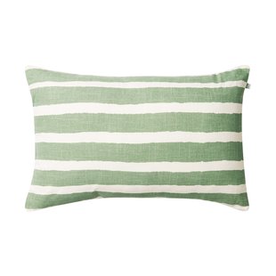 Chhatwal & Jonsson Block Stripe tuinkussen 40x60 cm Sage-off white