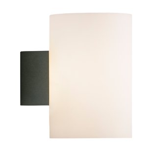 Herstal Evoke wandlamp groot Antraciet-opaalglas