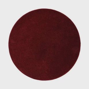 Tapeso Rond vloerkleed Fine - rood - 80 cm