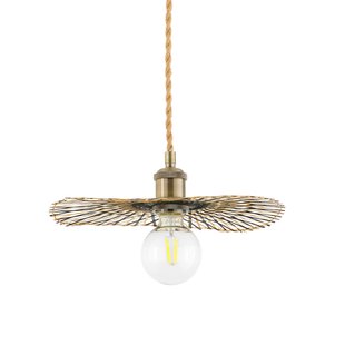 Luchtige hanglamp in bamboeØ30 cm, Ezia