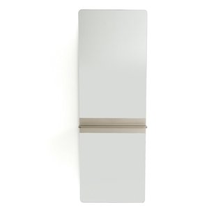 Spiegel met legplank, in ijzermetaal, H170cm, Ovata