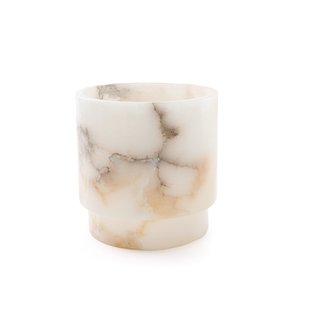 Theelichthouder in albast, Albasti