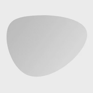 Badkamerspiegel Asymmetrisch - Organisch met Verlichting - 120 x 80 cm