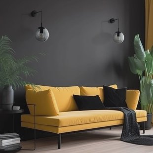 TK Lighting Wandlamp Esme, rookgrijs, hoogte 45 cm, glas, E27