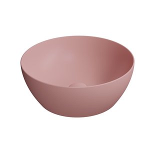 Keramische Opbouw Waskom Sapho Pura 42x16 cm Roze