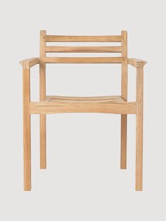 Stapelbare tuinstoel AH502 van teakhout