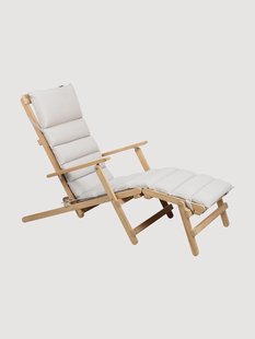 Inklapbare ligstoel Bm5565 van teakhout