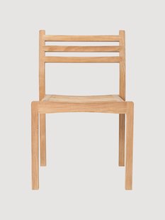 Stapelbare tuinstoel AH501 van teakhout