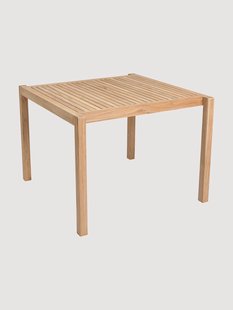 Tuintafel AH901 van teakhout, 100 x 99 cm