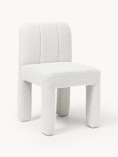 Boucl&eacute; gestoffeerde stoel Lukas