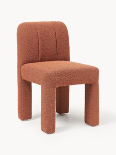 Boucl&eacute; gestoffeerde stoel Lukas