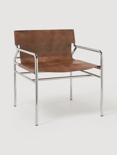 Leren loungefauteuil Dion