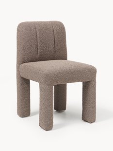 Boucl&eacute; gestoffeerde stoel Lukas