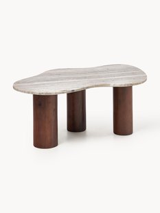 Marmeren salontafel Naruto in organische vorm, klein