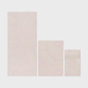 Marimekko Unikko handdoekenset 3-delig White-light pink