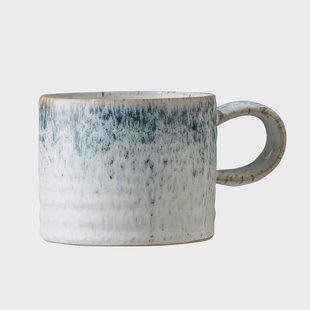 Denby Kiln blue ridged mok small 29,5 cl