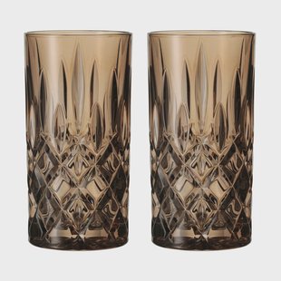Nachtmann Noblesse Longdrink glas 39,5 cl 2-pack Tobacco